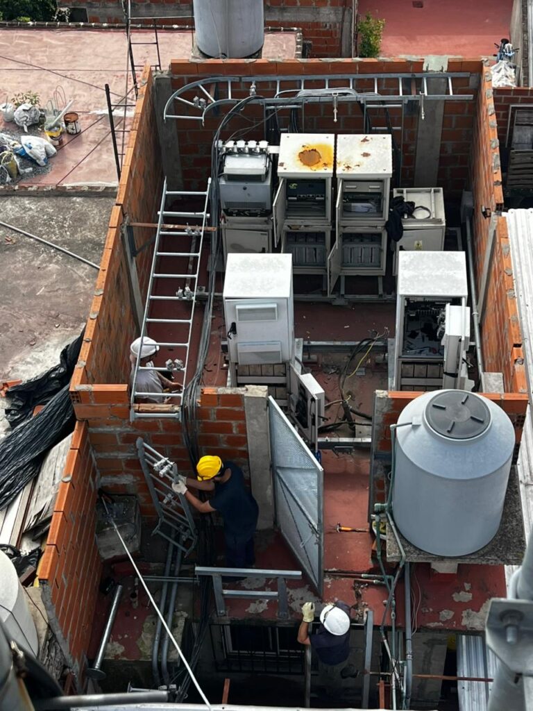 Trabajos en un nodo de la red